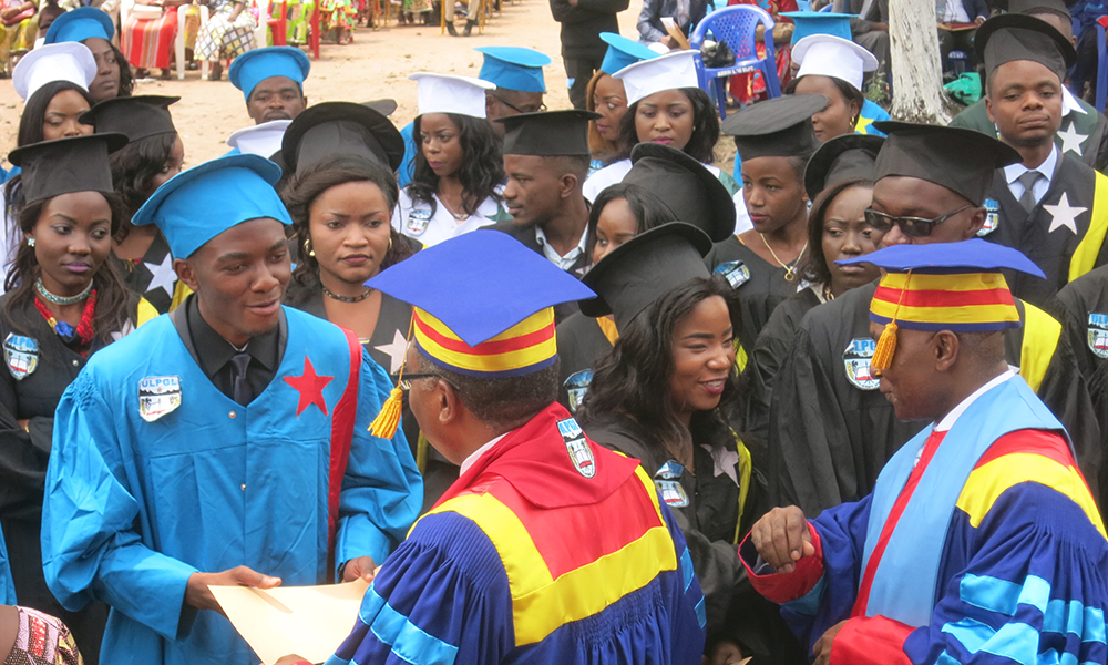 Studenten in Goma